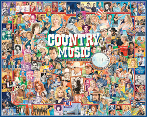 Country Music (1740pz) - 1000 Piece Jigsaw Puzzle - Sweets and Geeks