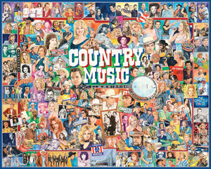 Country Music (1740pz) - 1000 Piece Jigsaw Puzzle - Sweets and Geeks