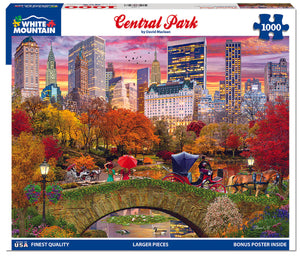 Central Park (1749pz) - 1000 Piece Jigsaw Puzzle - Sweets and Geeks