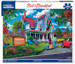 Bed & Breakfast (1759pz) - 1000 Piece Jigsaw Puzzle - Sweets and Geeks