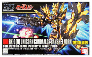 Bandai HGUC 175 Gundam RX-0 [N] UNICORN Gundam 02 BANSHEE NORN 1/144 Scale Kit - Sweets and Geeks