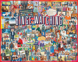 Binge-Watching - 1000 Piece Jigsaw Puzzle - Sweets and Geeks