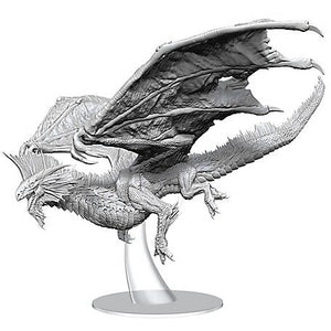 Dungeons & Dragons Nolzur`s Marvelous Unpainted Miniatures: Adult Silver Dragon - Sweets and Geeks