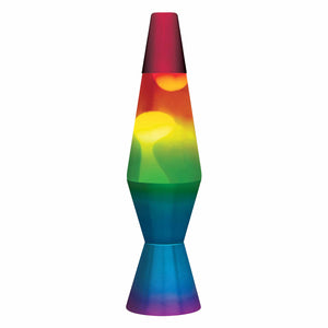 11.5" Rainbow Lava Lamp - Sweets and Geeks