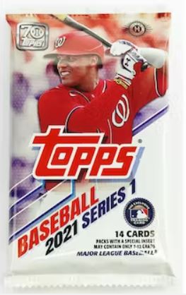 2021 Topps Series 1 Baseball Hobby Pack - Sweets and Geeks