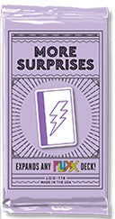 Fluxx: More Suprises Expansion Deck - Sweets and Geeks