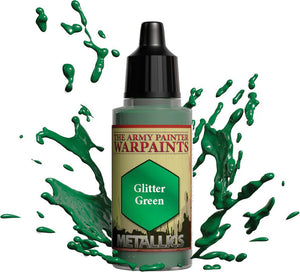 Warpaint: Metallic - Glitter Green (18ml) - Sweets and Geeks