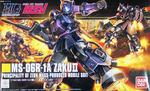 HGUC 1/144 MS-06R-1A Zaku II Black Tri-Stars - Sweets and Geeks