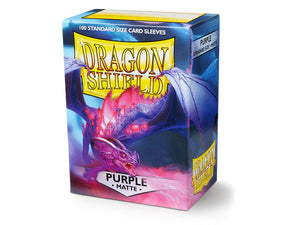 Dragon Shield Matte Sleeves 100ct - Purple - Sweets and Geeks