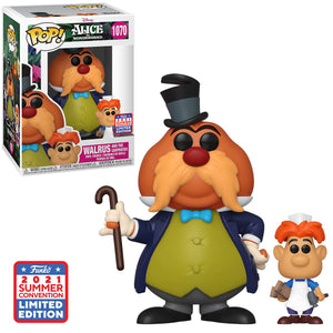 Alice in Wonderland Walrus and the Carpenter Pop Vinyl Figure and Buddy - 2021 Convention Exclusive - Sweets and Geeks