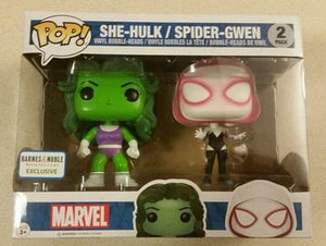 Funko Pop! Heroes: Marvel - She-Hulk & Spider-Gwen - Sweets and Geeks