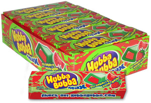 HUBBA BUBBA MAX 5PC STRAWBERRY WATERMELON - Sweets and Geeks