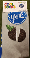 York Peppermint Pattie - Cool Socks Women's Folded - Sweets and Geeks