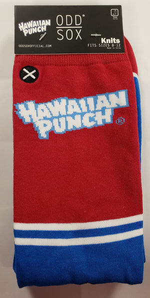 Hawaiian Punch Half Stripe - Men's Crew Straight - Sweets and Geeks