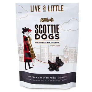 Black Licorice Scottie Dogs 6 OZ. - Sweets and Geeks