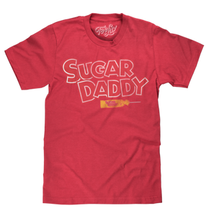 SUGAR DADDY LOGO T-SHIRT - RED - Sweets and Geeks