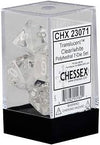 Translucent Polyhedral Dice Block (7Dice) - Sweets and Geeks