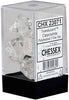 Translucent Polyhedral Dice Block (7Dice) - Sweets and Geeks