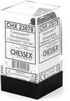 Translucent Polyhedral Dice Block (7Dice) - Sweets and Geeks