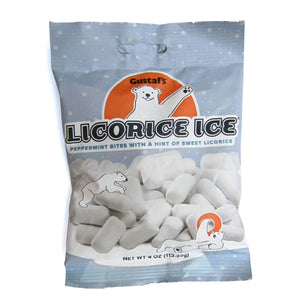 Gustaf's Licorice Ice Peppermint Licorice Bites Bag - Sweets and Geeks