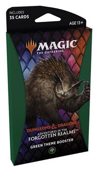 Magic the Gathering: Adventures in the Forgotten Realms Theme Booster [Green] - Sweets and Geeks
