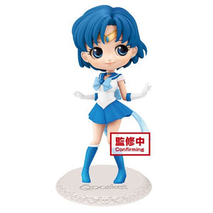Pretty Guardian Sailor Moon Eternal the Movie Super Sailor Mercury Ver. A Q Posket Statue - Sweets and Geeks