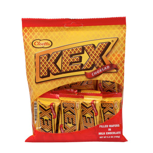 Cloetta Kex Mini Chocolate Covered Wafer Bars Bag - Sweets and Geeks