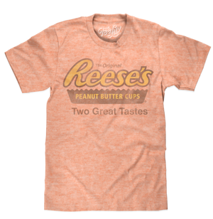 REESE'S "TWO GREAT TASTES" BIG AND TALL T-SHIRT - ORANGE - Sweets and Geeks