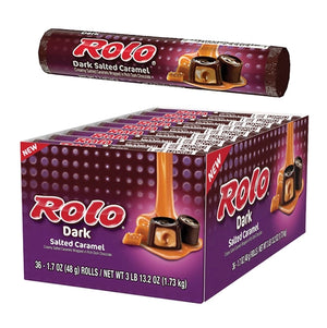 Rolo Dark Chocolate Salted Caramel Standard Candy Bar - Sweets and Geeks