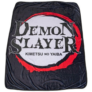 Demon Slayer Logo Blanket - Sweets and Geeks