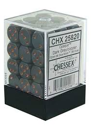 Opaque 12mm Dice Block (36 Dice) - Sweets and Geeks