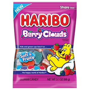 HARIBO BERRY CLOUDS 4oz Bag - Sweets and Geeks