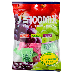 KASUGAI Fruits Mix Gummy Candy 102g - Sweets and Geeks