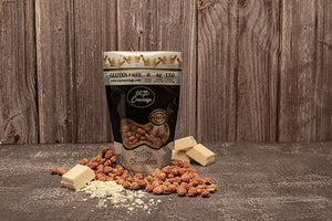 Royal Cravings White Chocolate Peanuts 8oz Pouch Bag - Sweets and Geeks