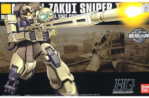 Mobile Suit Gundam Side Story HGUC MS-05L Zaku I Sniper Type 1/144 Scale Model Kit - Sweets and Geeks