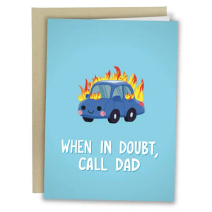 Call Dad Greeting Card - Sweets and Geeks