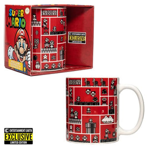 Super Mario Bros. Gridded Scenes 11 oz. Mug - Sweets and Geeks