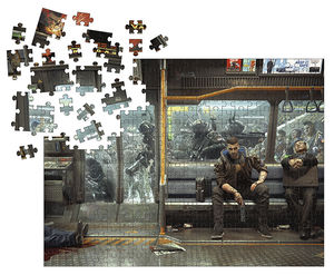 Cyber Punk 2077 "Metro Life" 1000 pc Puzzle - Sweets and Geeks