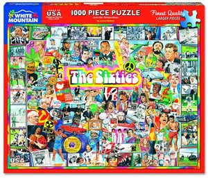 The Sixties 1000 Piece Jigsaw Puzzle - Sweets and Geeks