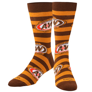 A&W Root Beer Crew Socks - Sweets and Geeks
