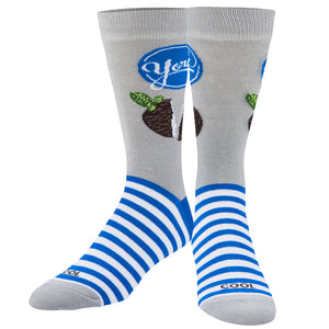 York Peppermint Pattie - Cool Socks Men's Folded - Sweets and Geeks