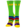 Wheel Of Fortune Crew Socks Womens - Sweets and Geeks