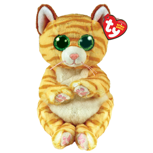 Ty Beanie Belly - Mango - Gold Striped Cat 8" - Sweets and Geeks