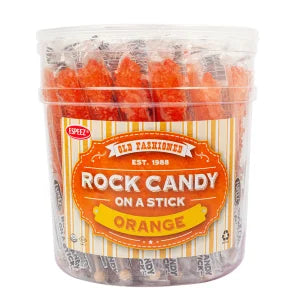 Espeez Orange Rock Candy - Sweets and Geeks