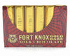 Fort Knox Mini Gold Milk Chocolate Bars (6 Pack) 2.96 OZ - Sweets and Geeks