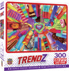 TRENDZ - COOL TREATS - LARGE 300 PIECE EZGRIP JIGSAW PUZZLE - Sweets and Geeks