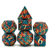 Dragon Scale Metal Dice - Sweets and Geeks