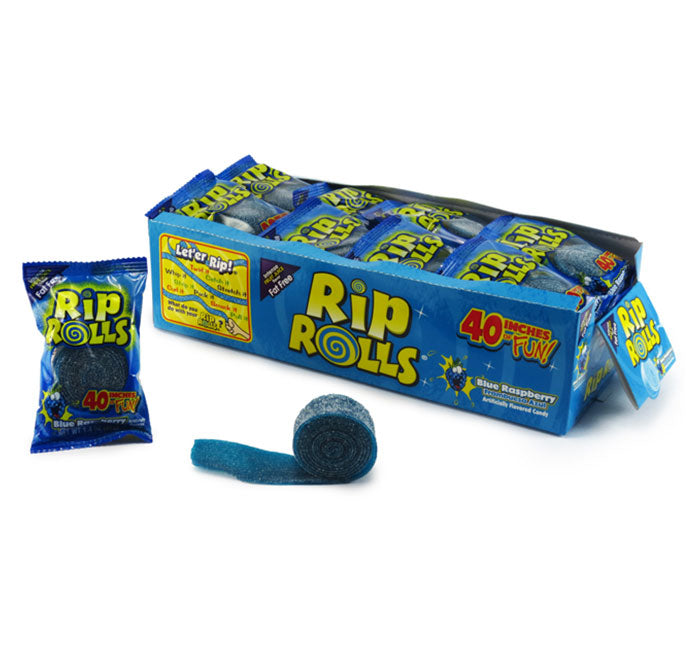 Rip Rolls - Blue Raspberry 1.4oz – Sweets and Geeks