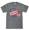 DUBBLE BUBBLE DON'T BURST MY BUBBLE T-SHIRT - GRAY - Sweets and Geeks