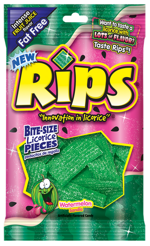 Rips Watermelon Peg Bag 4 OZ - Sweets and Geeks